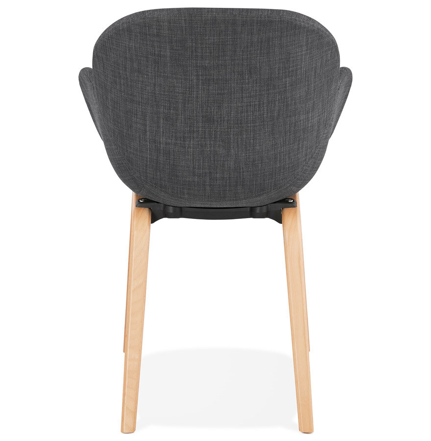 Maysun - Design Stoel - ELENA Donkergrijs - Naturel