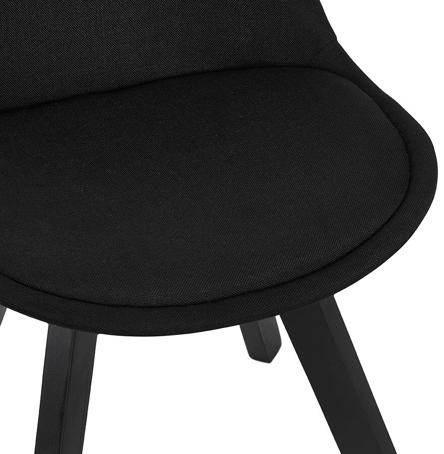 Maysun - Eetkamerstoel - COMFORT Zwart - Zwart