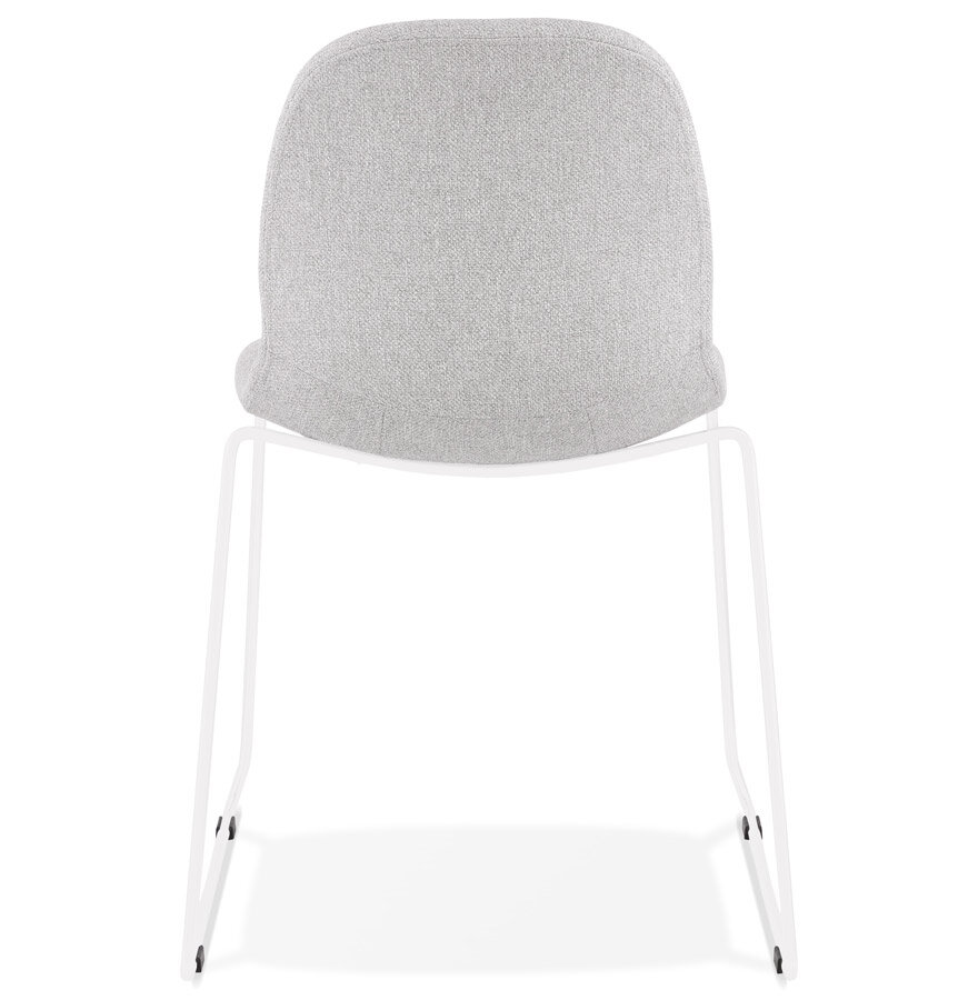 Maysun - Eetkamerstoel - SILLA Lichtgrijs - Wit