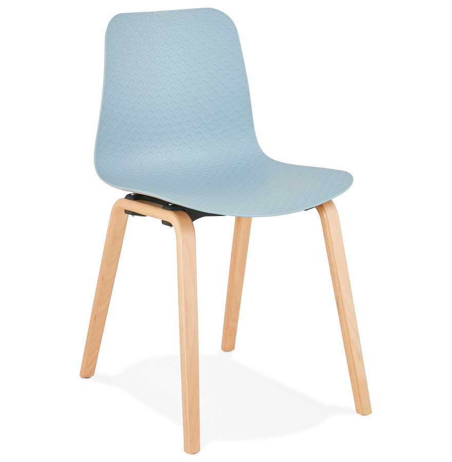 Maysun - Eetkamerstoel - MONIKA Blauw - Naturel