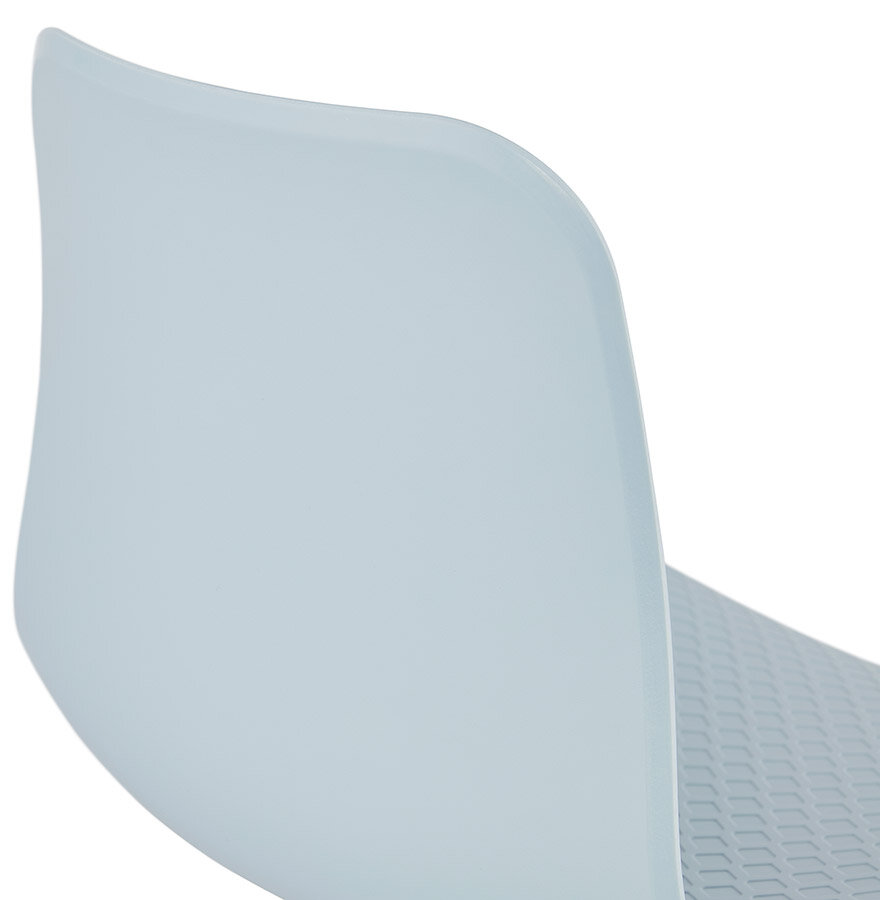 Maysun - Bureaustoel - ROZA Blauw - Chroom