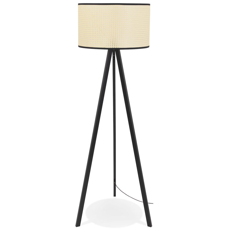Maysun - Vloerlamp - ARIZONA Naturel - Zwart
