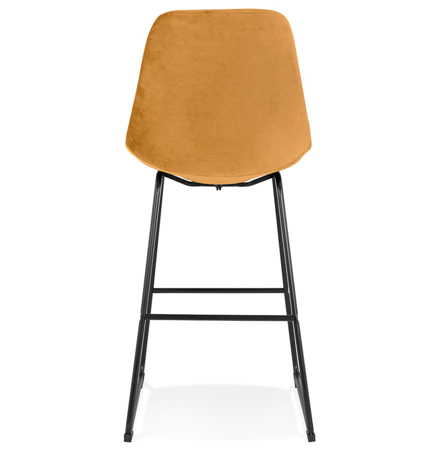 Maysun - Design Barkruk - YARA Mustard - Zwart