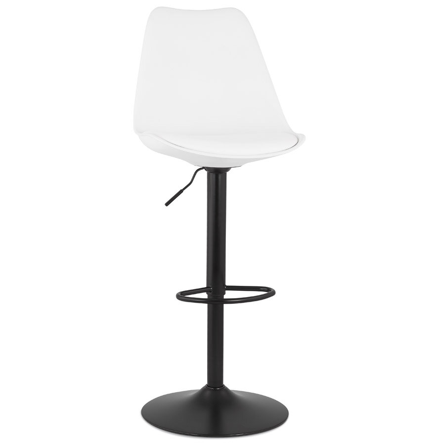 Maysun - Design Barkruk - BIBI Wit - Zwart