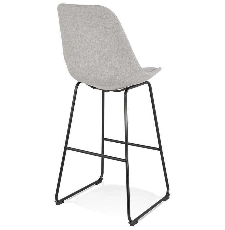 Maysun - Design Barkruk - BRYNN Grijs - Zwart