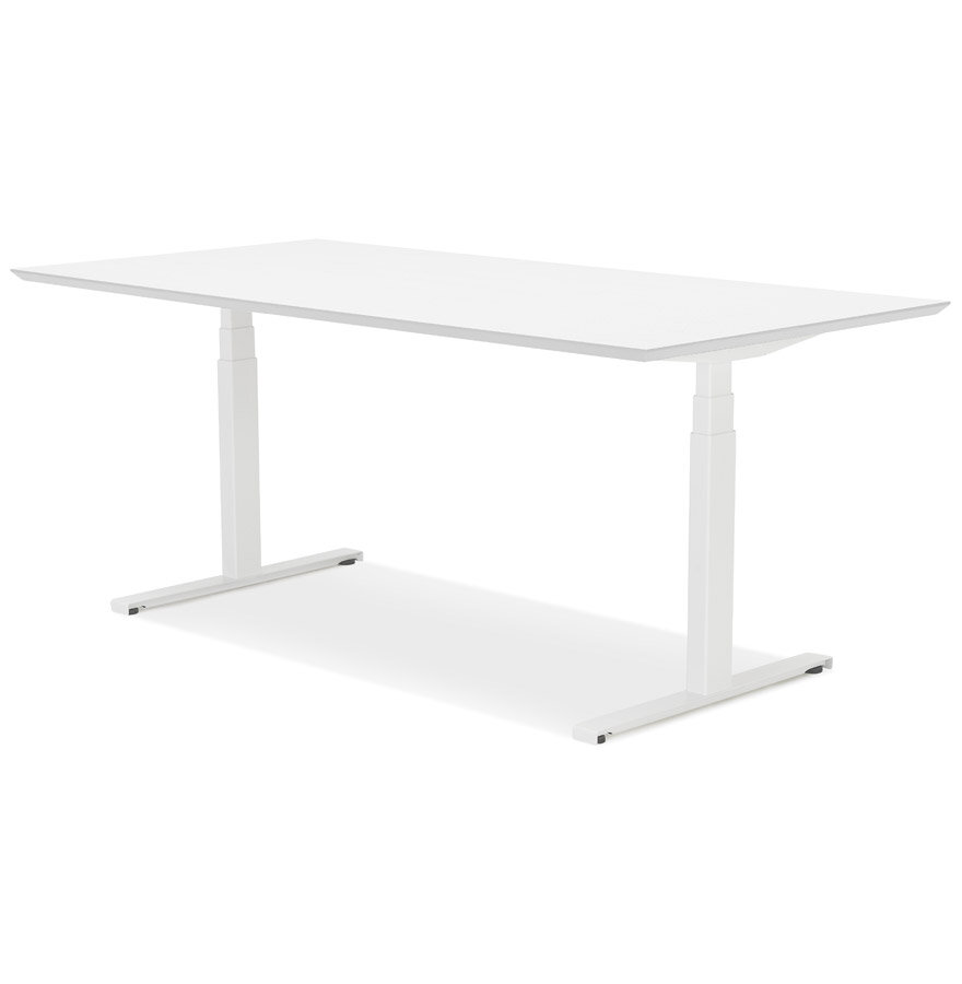 Maysun - Elektrisch Zit-Sta Bureau - COMFORT Wit - Wit 180x90cm