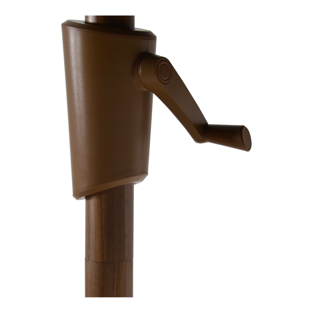 Outdoor Living - Parasol Libra houtlook grijs &Oslash;3mtr