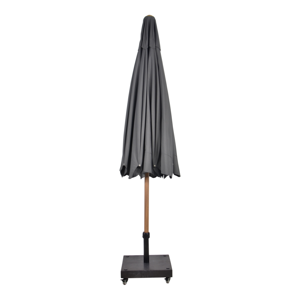Outdoor Living - Parasol Libra houtlook grijs &Oslash;3mtr
