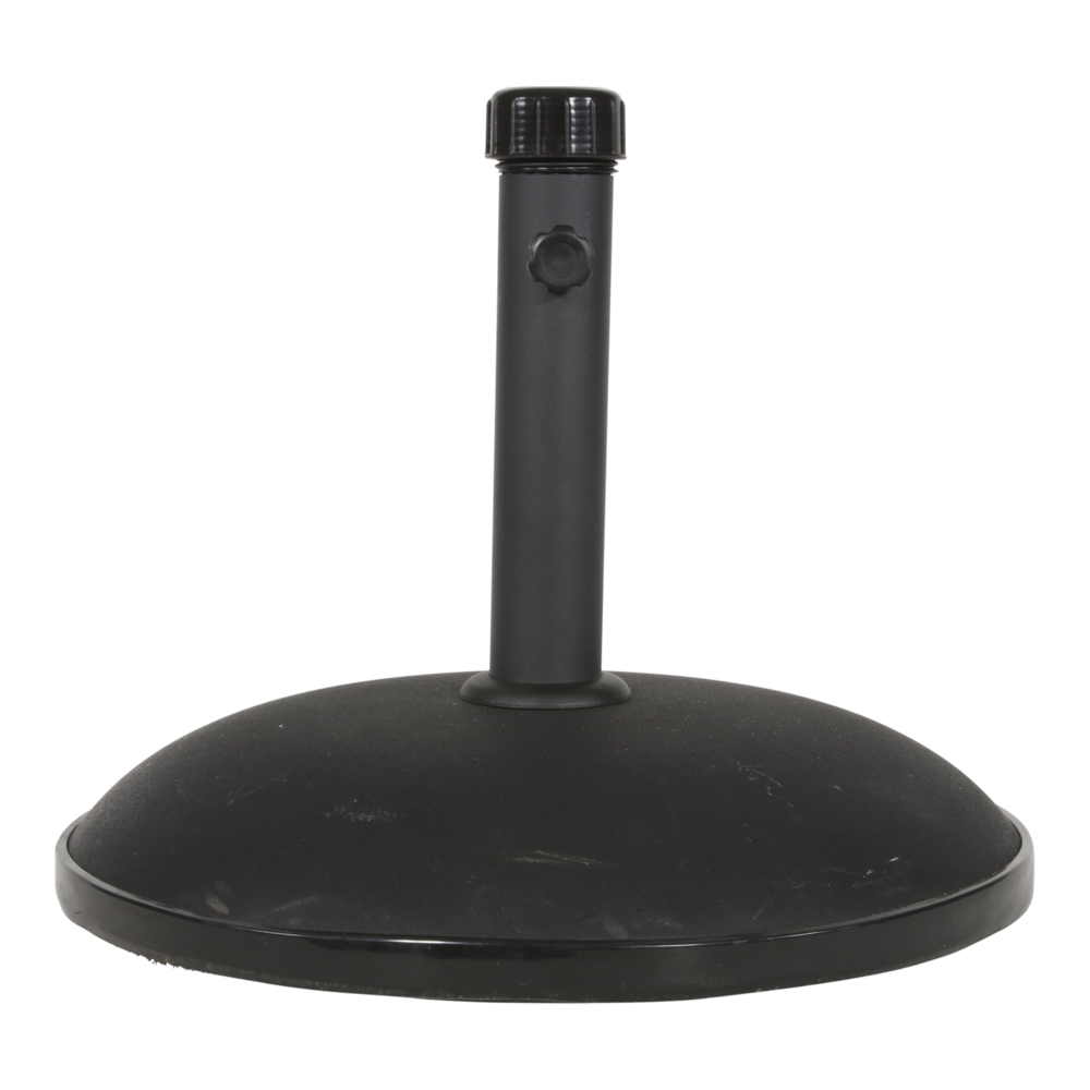 Outdoor Living - Parasolvoet rond beton 30kg zwart