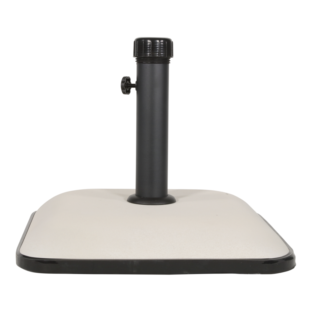 Outdoor Living - Parasolvoet vierkant beton 25kg beigewit