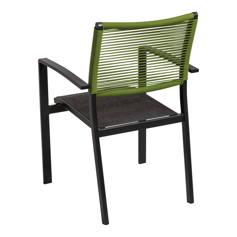Outdoor Living - Stapelstoel Vito Rope groen