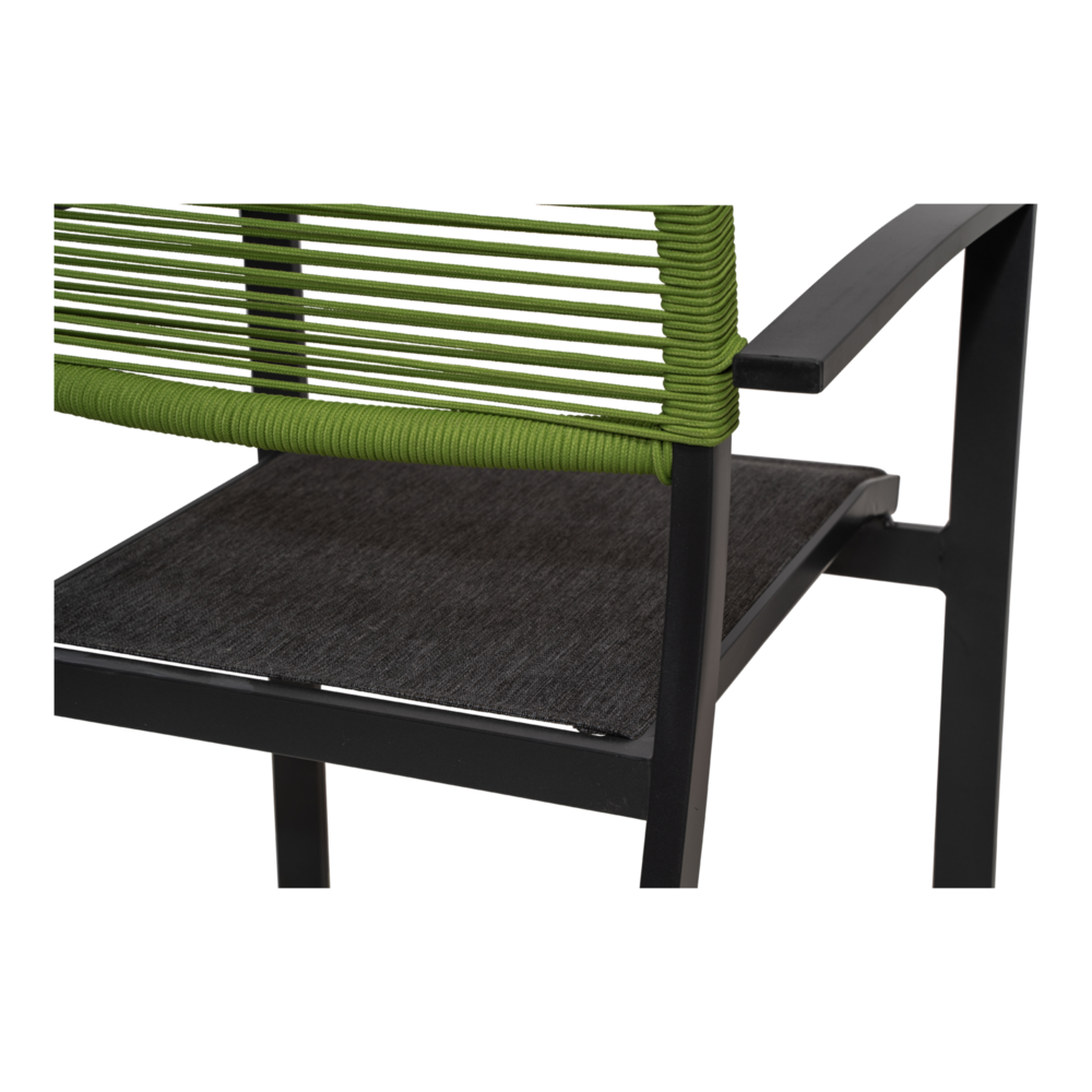 Outdoor Living - Stapelstoel Vito Rope groen