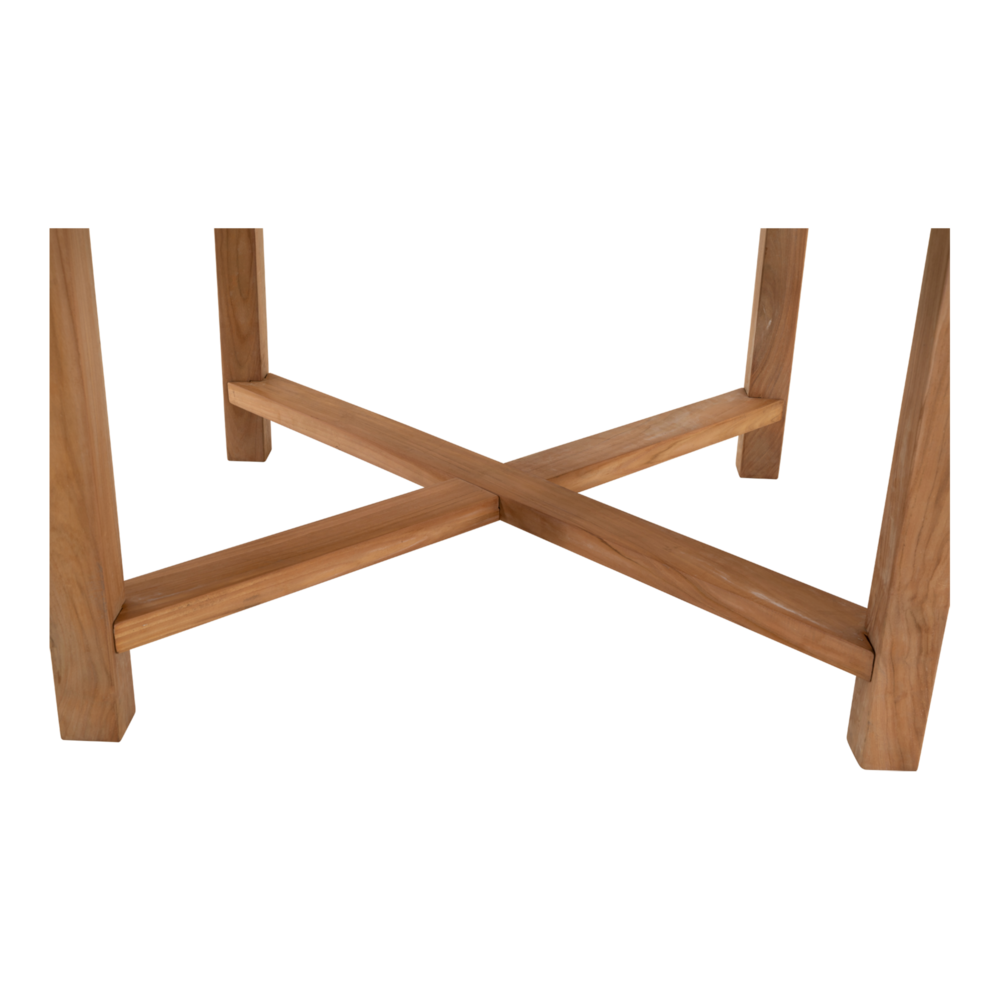 Outdoor Living - Tafel teak &oslash;180x75cm
