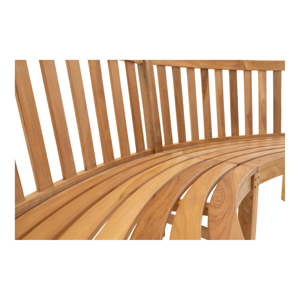 Outdoor Living - Bank teak Round 200cm