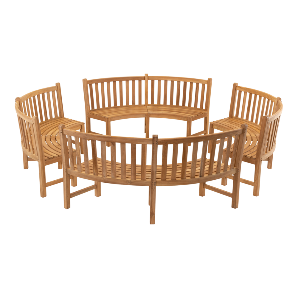Outdoor Living - Bank teak Round 200cm