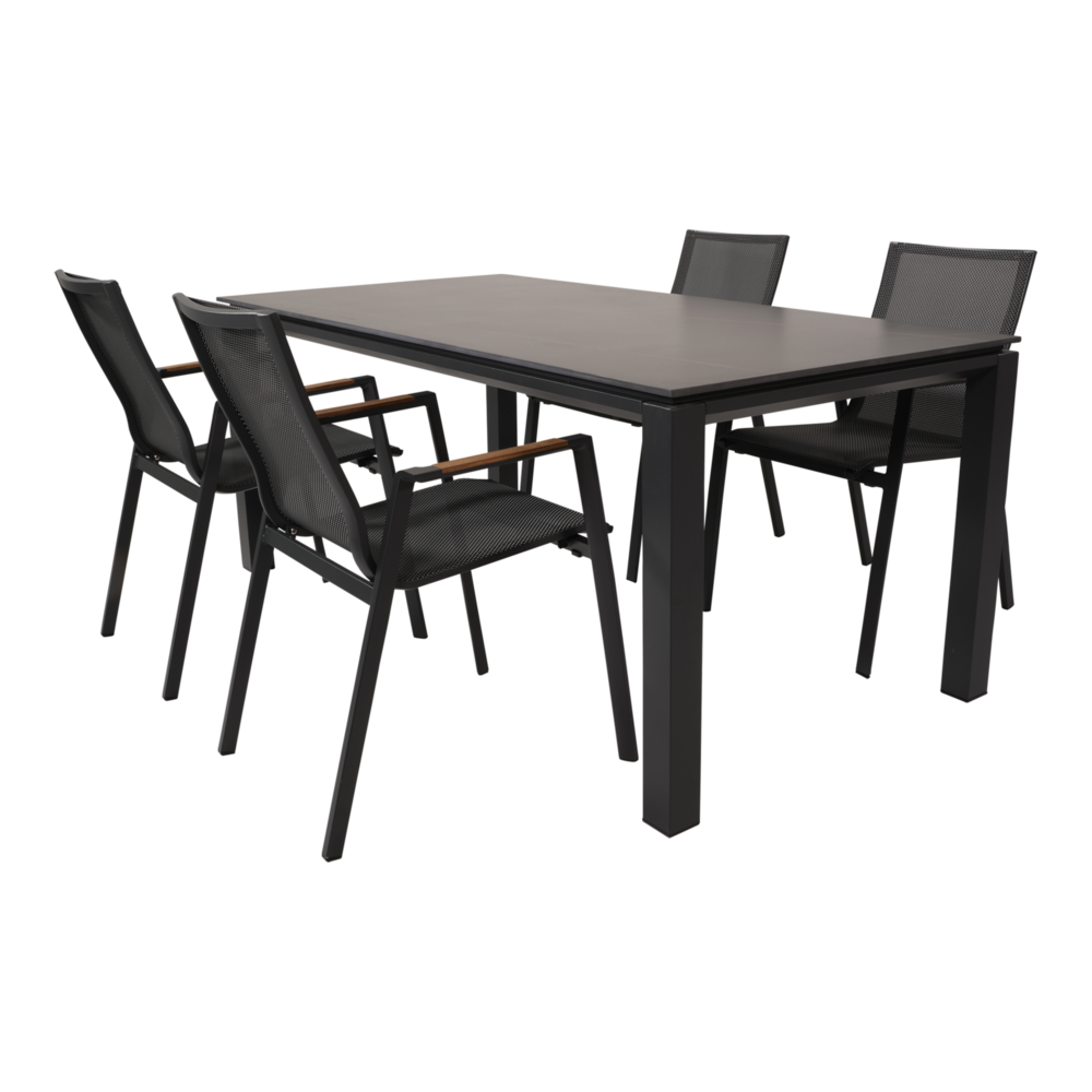 i.c.m Outdoor Living - Tafel Monaco Negro 180x90cm