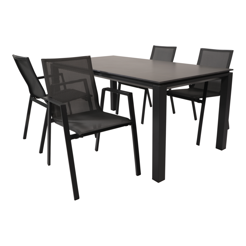 i.c.m. Outdoor Living - Tafel Monaco Negro 180x90cm