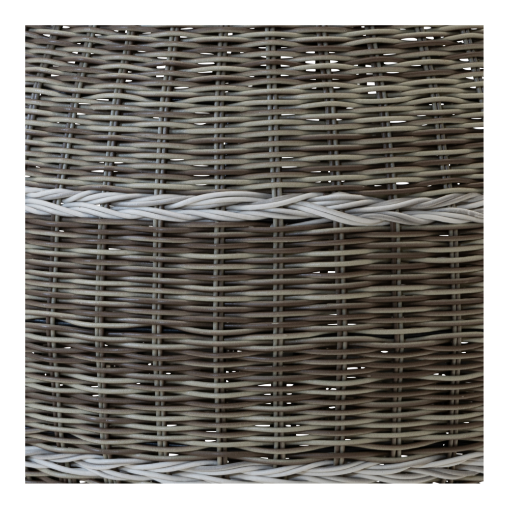 Outdoor Living - Poef Laos wicker beige &oslash;46x40cm