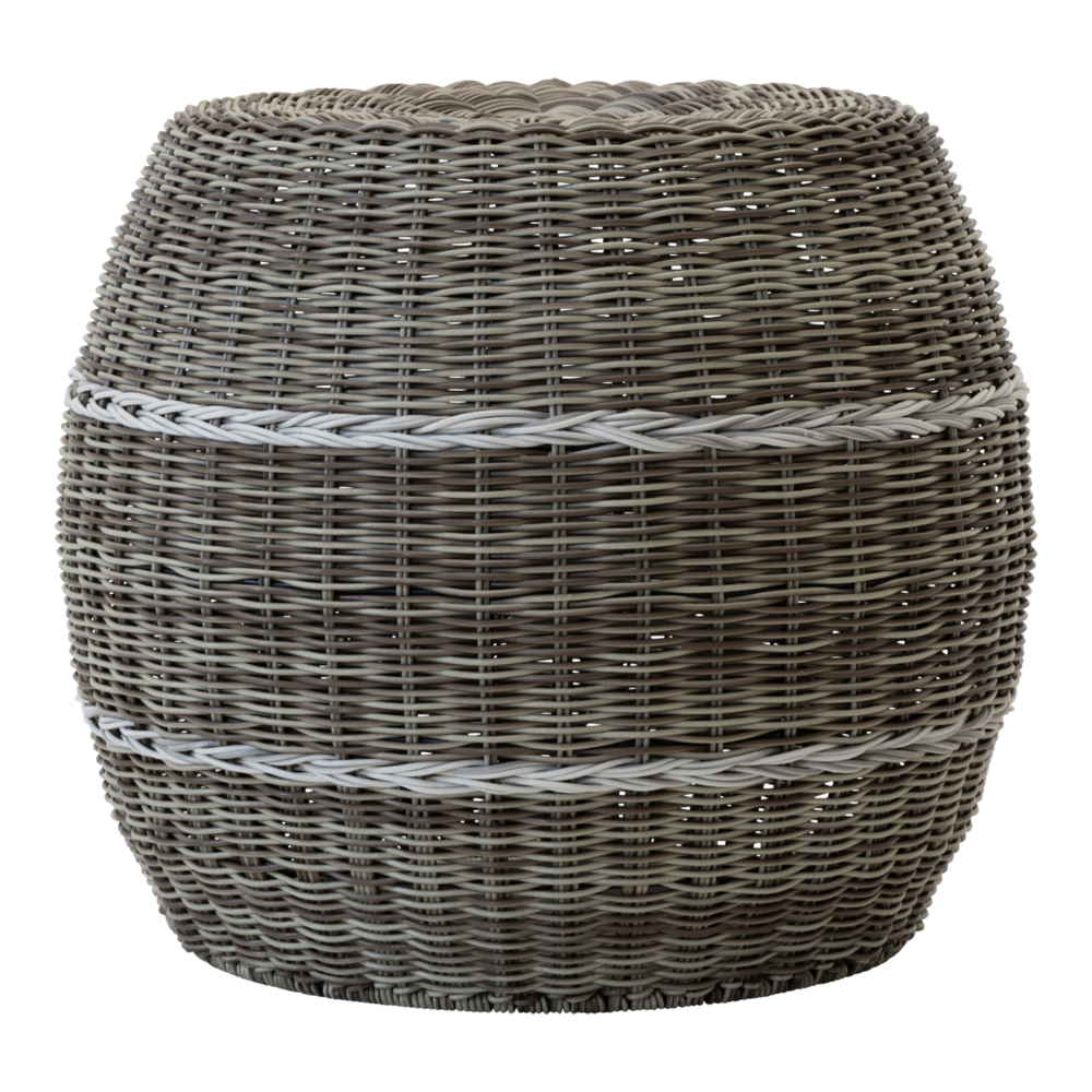 Outdoor Living - Poef Laos wicker beige &oslash;46x40cm