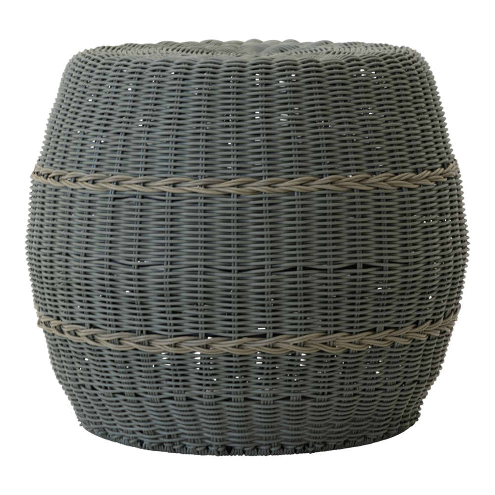 Outdoor Living - Poef Laos wicker groen &oslash;46x40cm