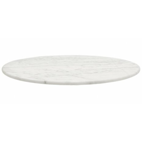 Outdoor Living - Tafel marmer wit &Oslash;80cm