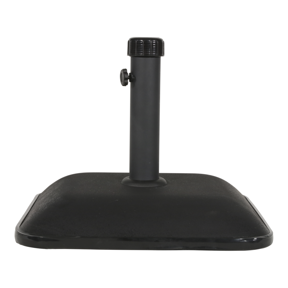 Outdoor Living - Parasolvoet vierkant beton 25kg zwart