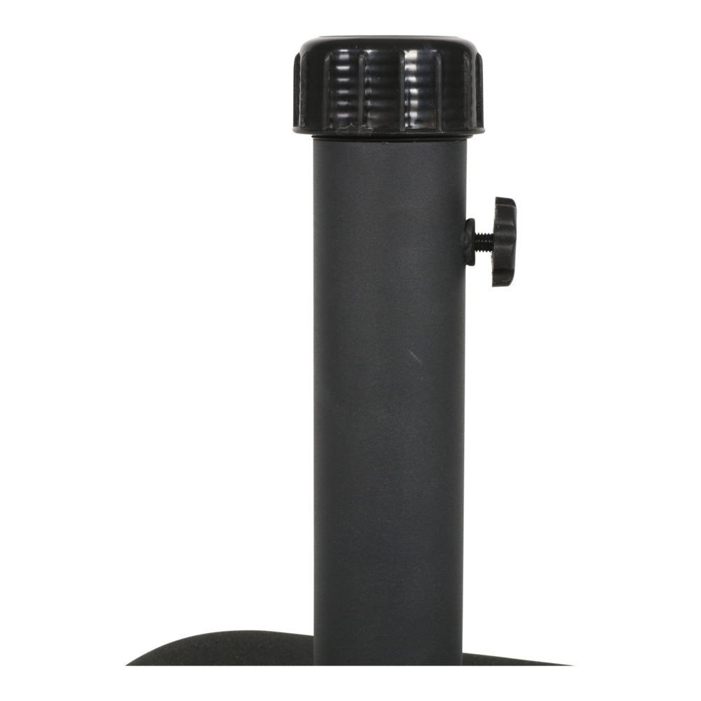 Outdoor Living - Parasolvoet vierkant beton 25kg zwart