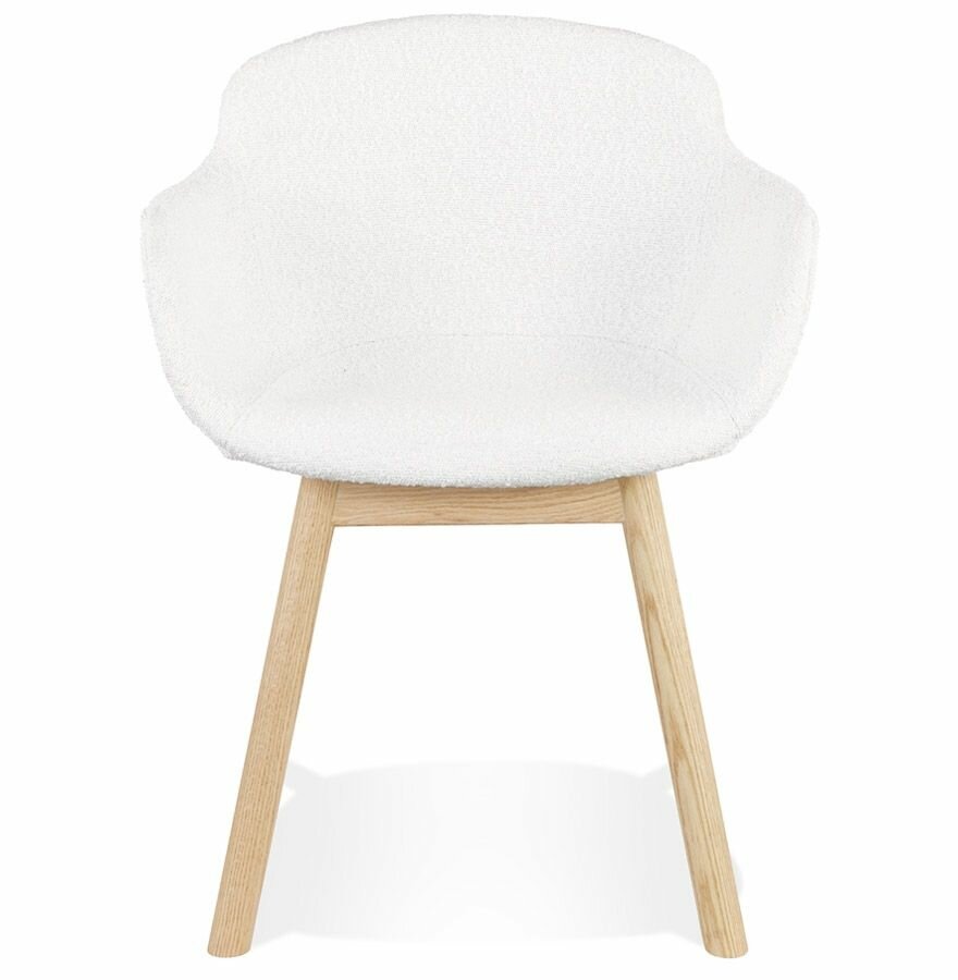 Maysun - Design Stoel - MOUTOU Wit - Naturel