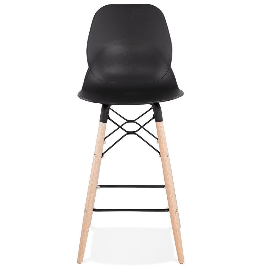 Halfhoge kruk &#039;COSMIK MINI&#039; zwart Scandinavische stijl