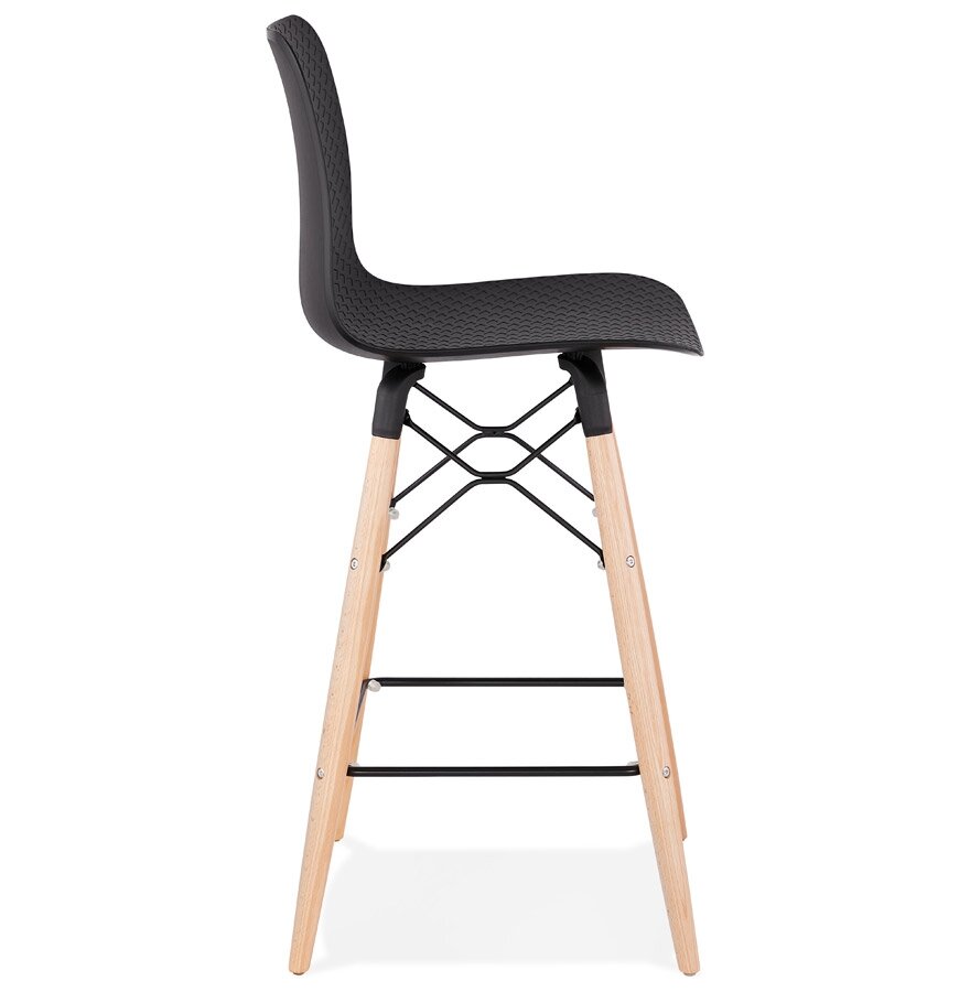 Halfhoge kruk &#039;MOZAIK MINI&#039; zwart Scandinavische stijl
