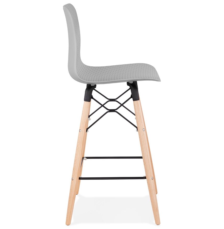 Halfhoge kruk &#039;MOZAIK MINI&#039; grijs Scandinavische stijl