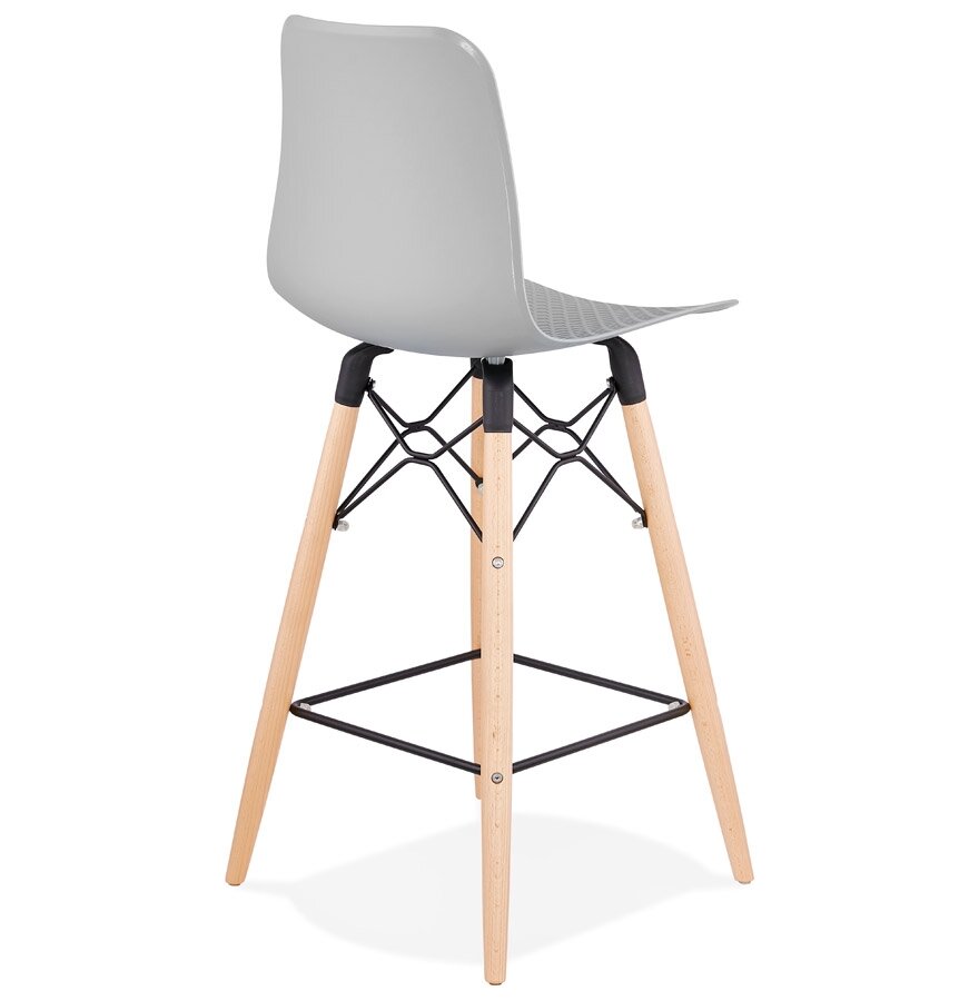 Halfhoge kruk &#039;MOZAIK MINI&#039; grijs Scandinavische stijl