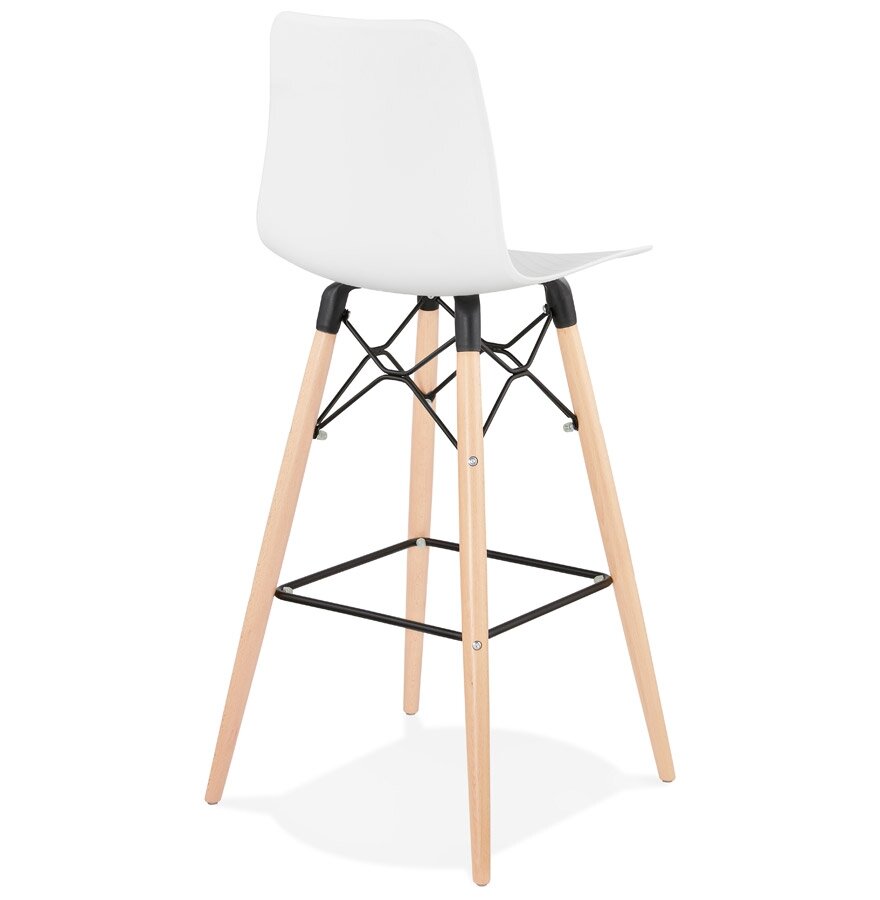 Design barkruk &#039;MOZAIK&#039; wit Scandinavische stijl