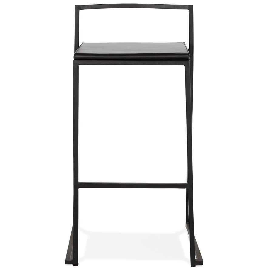 Middelhoge snackkruk &#039;CASA MINI&#039; zwart met stapelbaar industrieel design