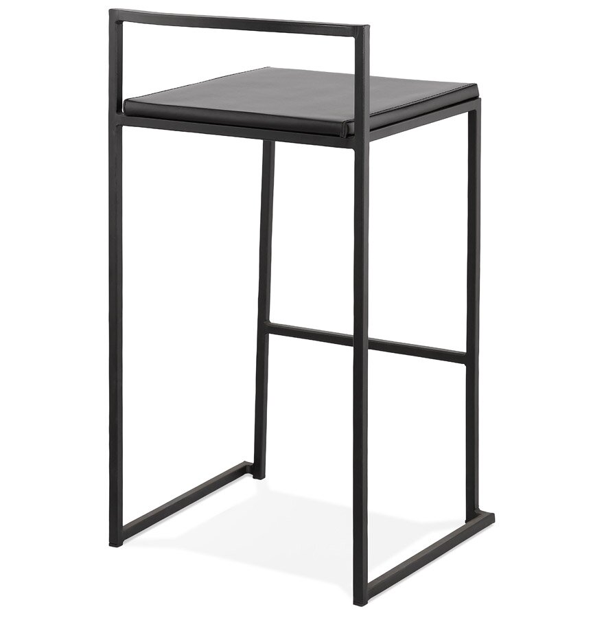 Middelhoge snackkruk &#039;CASA MINI&#039; zwart met stapelbaar industrieel design