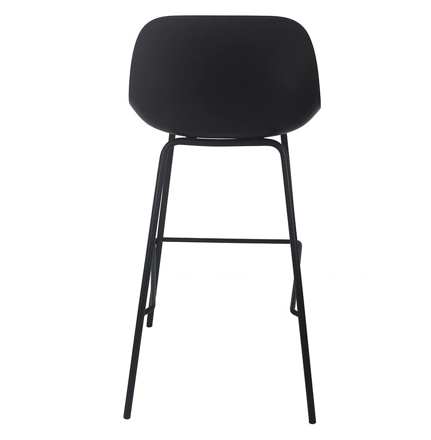 Halfhoge zwarte kruk &#039;GRANO MINI&#039; voor binnen/buiten