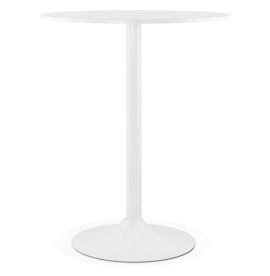 Staantafel / hoge tafel &#039;CARACAS&#039; wit - &Oslash; 90 cm