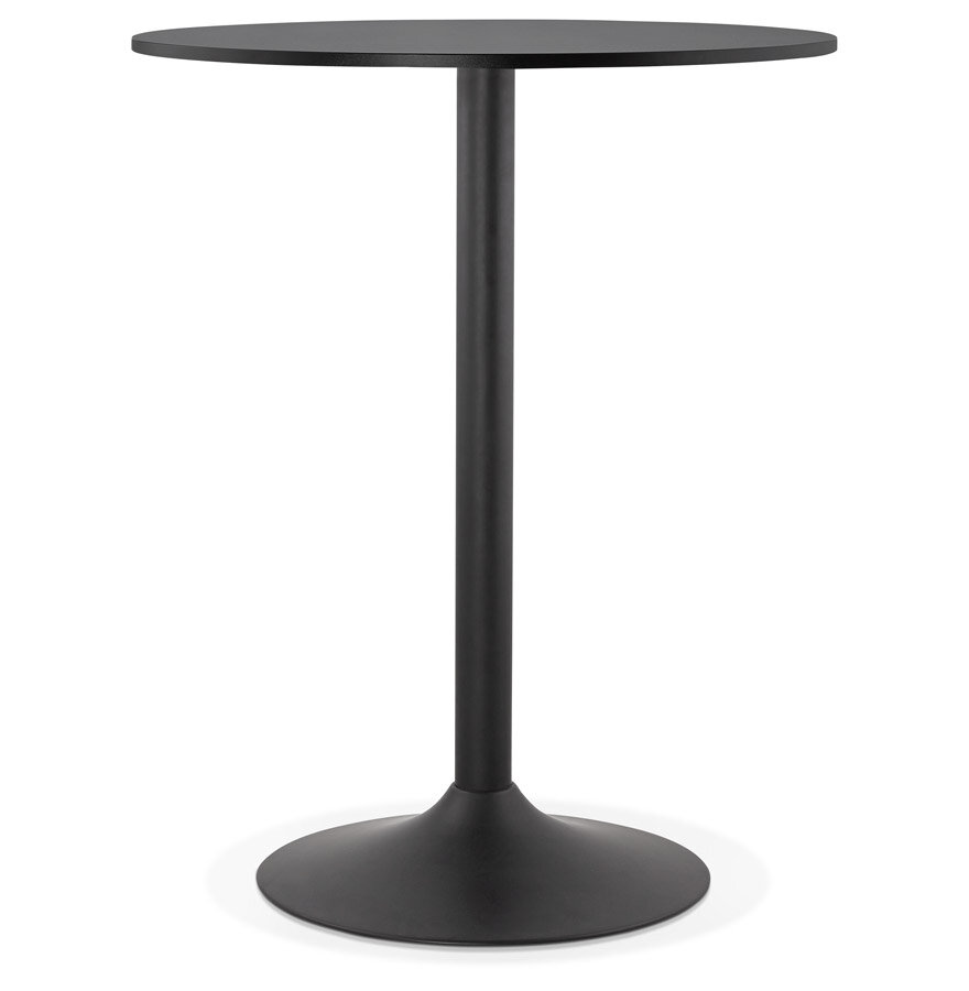 Staantafel / hoge tafel &#039;BRASILIA&#039; zwart - &Oslash; 90 cm
