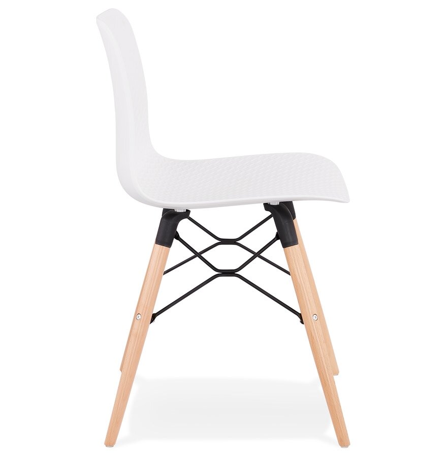 Scandinavische stoel &#039;TONIC&#039; wit design