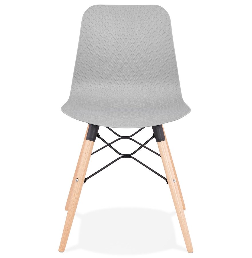 Scandinavische stoel &#039;TONIC&#039; grijs design
