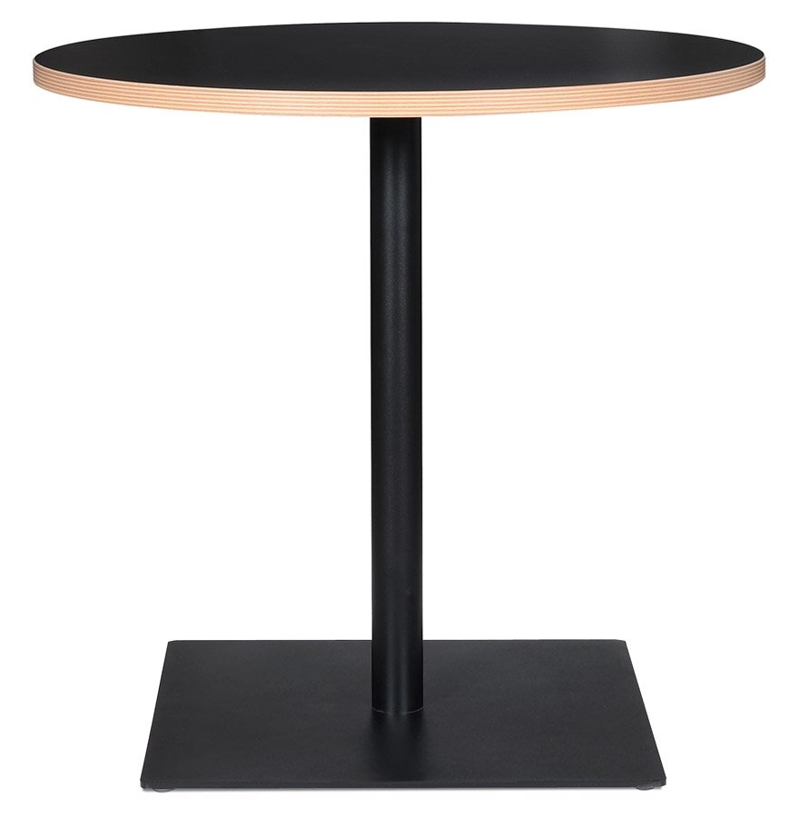 Zwarte ronde tafel &#039;FUSION ROUND&#039; - &Oslash; 80 cm