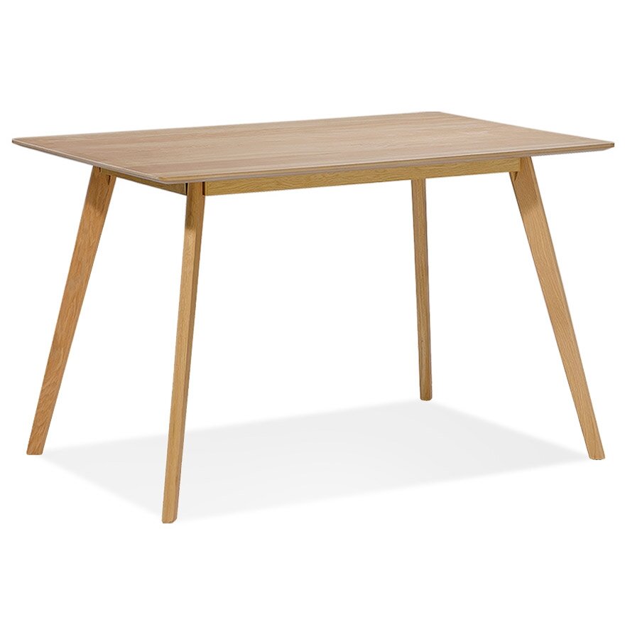 Design &#039;MARIUS&#039; tafel / bureau in hout met natuurlijke afwerking - 120x80 cm