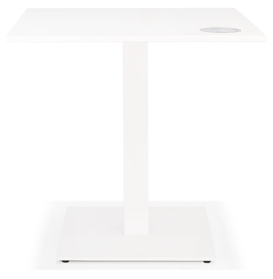 Wit vierkant eettafeltje &#039;MUFFIN&#039; voor binnen/buiten - 68x68 cm