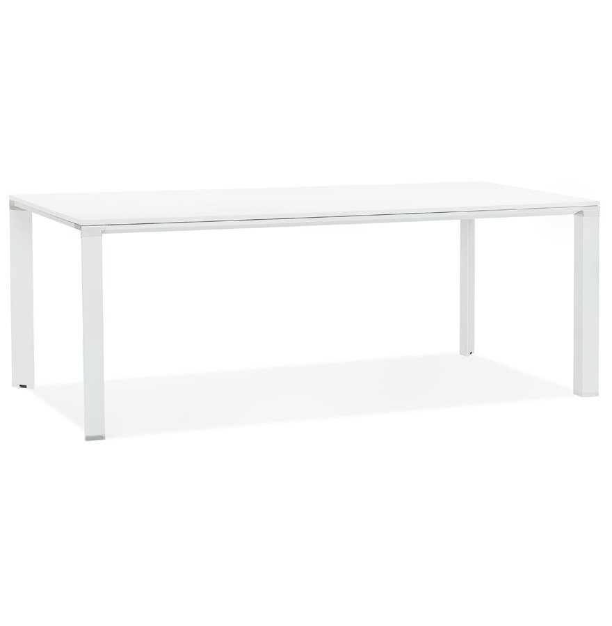 Vergader- / eettafel design XLINE&#039; in wit hout - 200x100 cm
