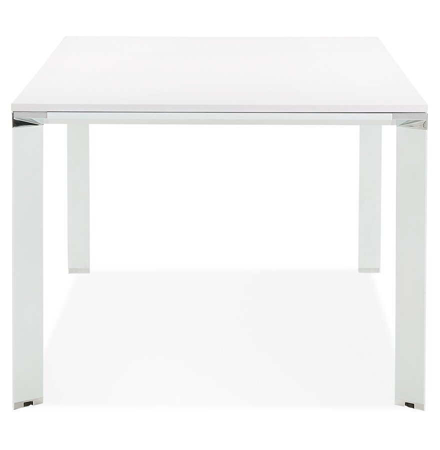 Vergader- / eettafel design XLINE&#039; in wit hout - 200x100 cm