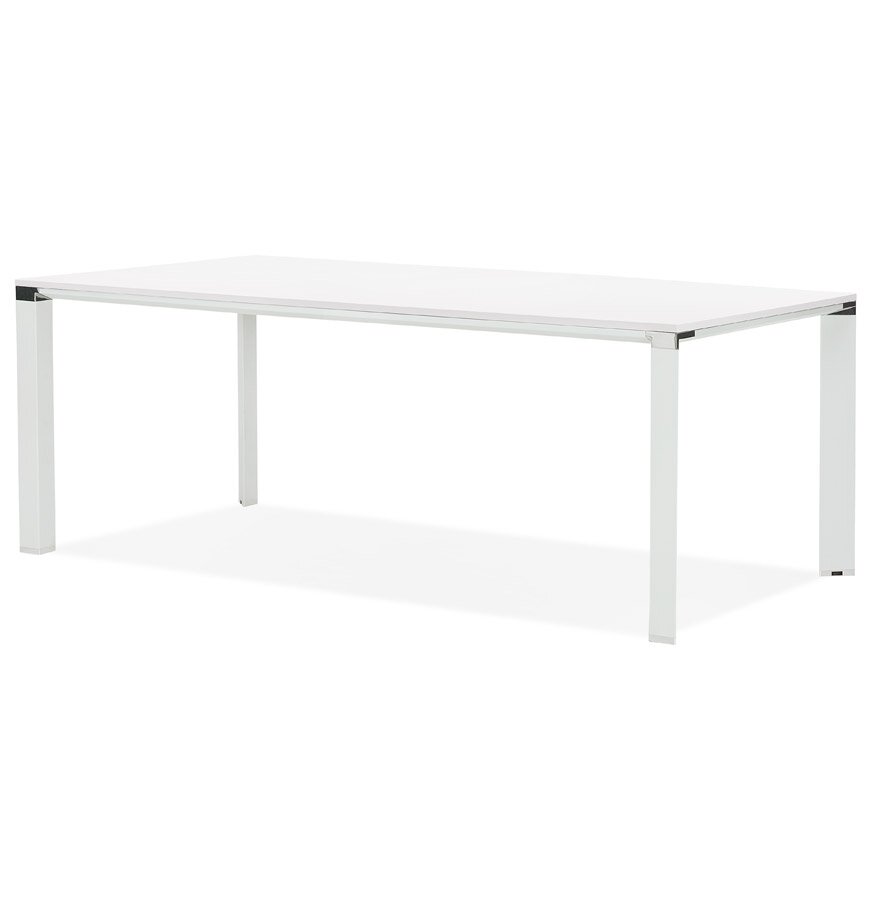 Vergader- / eettafel design XLINE&#039; in wit hout - 200x100 cm