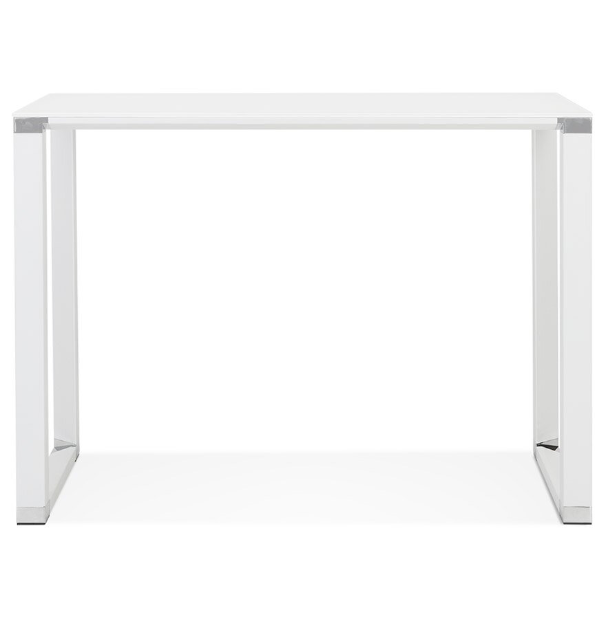 Hoge tafel/bureau van wit glas &#039;XLINE HIGH TABLE&#039; - 140x70 cm