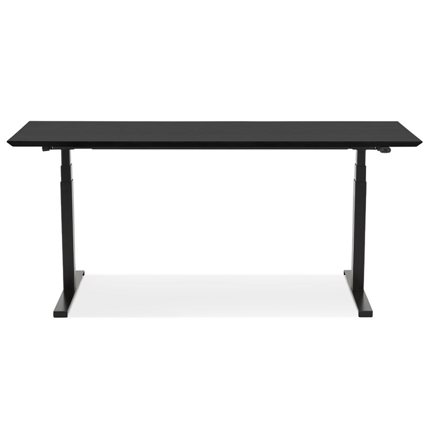 Zwarte elektrische zit/sta-bureau &#039;BIONIK&#039; - 180x90 cm