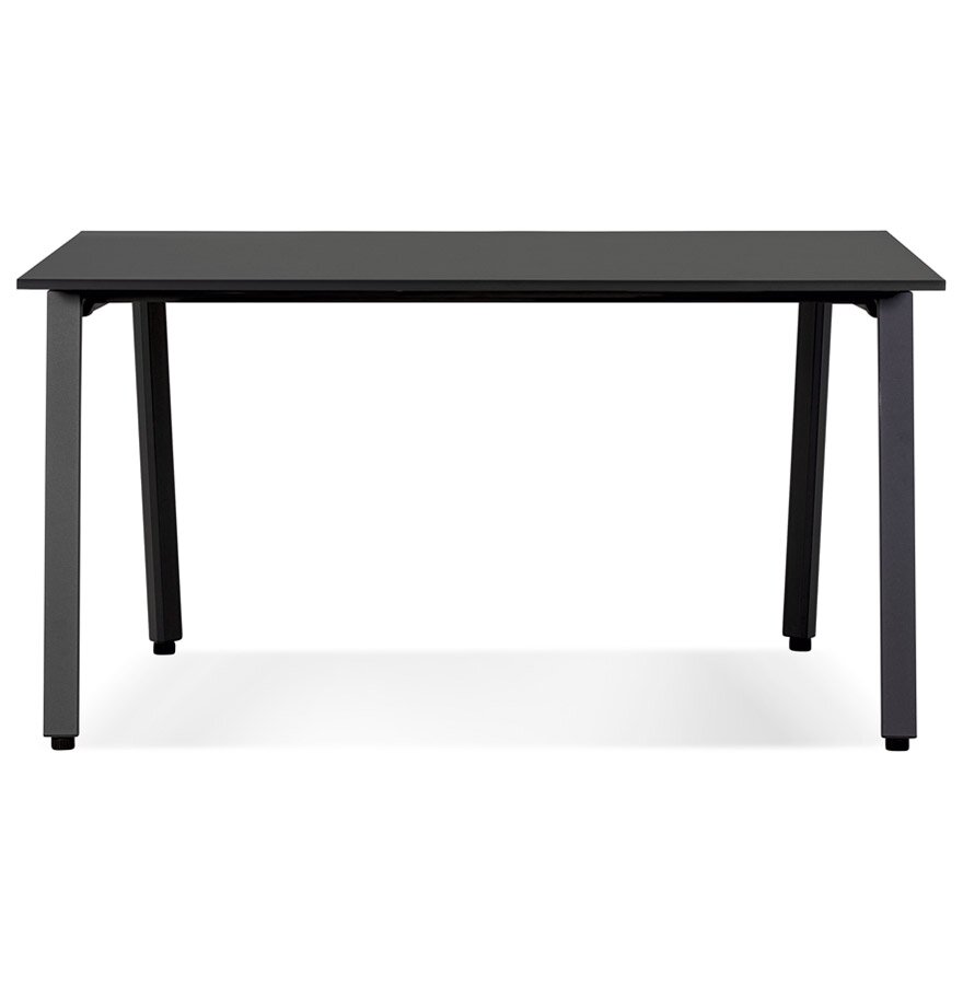 Zwarte vergadertafel/benchbureau &#039;AMADEUS SQUARE&#039; - 140x140 cm