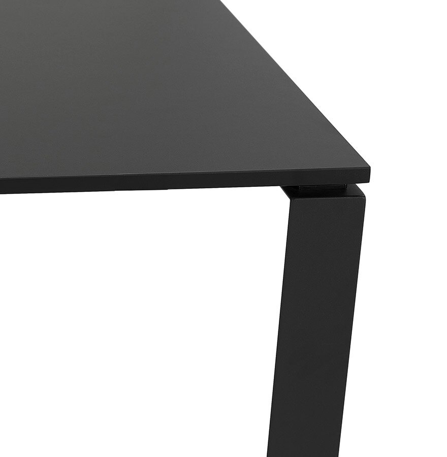 Zwarte vergadertafel / bench-bureau &#039;BAKUS SQUARE&#039; - 160x160 cm